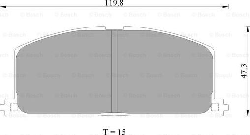 BOSCH 0 986 AB2 001 - Jarrupala, levyjarru inparts.fi