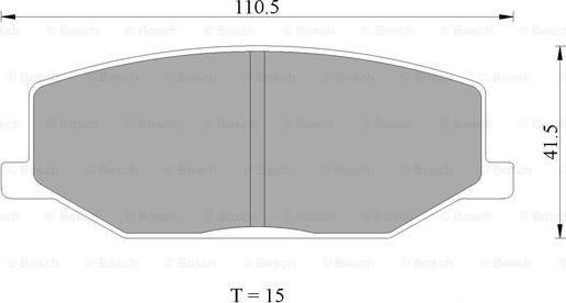 BOSCH 0 986 AB2 003 - Jarrupala, levyjarru inparts.fi