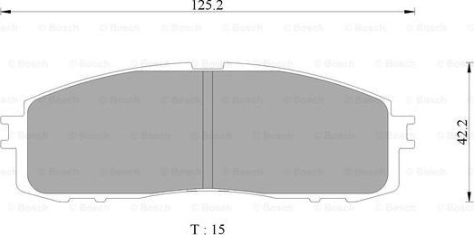 BOSCH 0 986 AB2 080 - Jarrupala, levyjarru inparts.fi