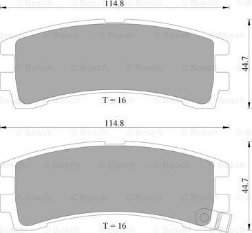 BOSCH 0 986 AB2 034 - Jarrupala, levyjarru inparts.fi