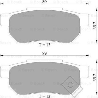 BOSCH 0 986 AB2 033 - Jarrupala, levyjarru inparts.fi