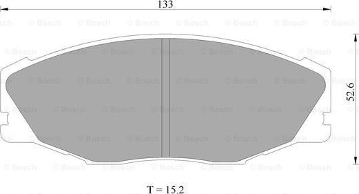 BOSCH 0 986 AB2 025 - Jarrupala, levyjarru inparts.fi