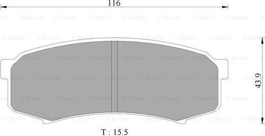 BOSCH 0 986 AB2 074 - Jarrupala, levyjarru inparts.fi