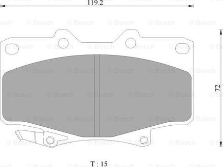 BOSCH 0 986 AB2 073 - Jarrupala, levyjarru inparts.fi