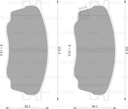 BOSCH 0 986 AB2 390 - Jarrupala, levyjarru inparts.fi