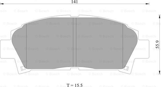 BOSCH 0 986 AB2 398 - Jarrupala, levyjarru inparts.fi