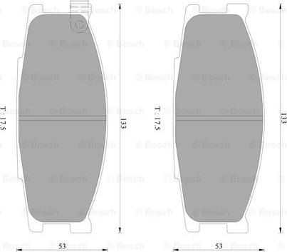 BOSCH 0 986 AB2 344 - Jarrupala, levyjarru inparts.fi