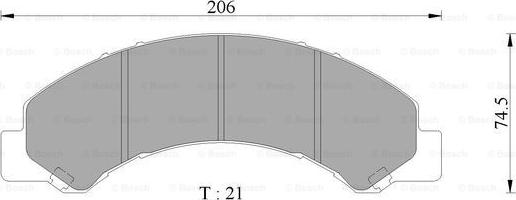 BOSCH 0 986 AB2 356 - Jarrupala, levyjarru inparts.fi