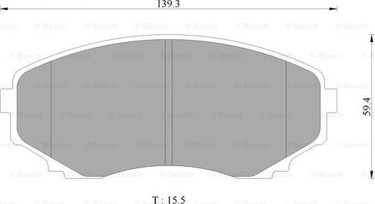 BOSCH 0 986 AB2 358 - Jarrupala, levyjarru inparts.fi