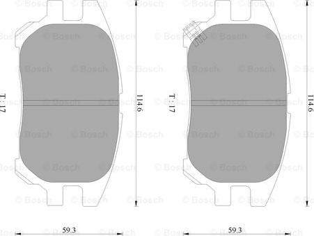 BOSCH 0 986 AB2 365 - Jarrupala, levyjarru inparts.fi