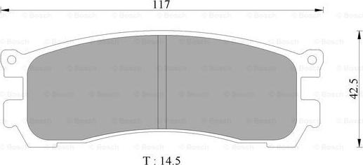 BOSCH 0 986 AB2 305 - Jarrupala, levyjarru inparts.fi