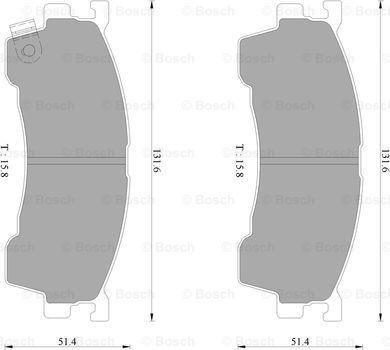 BOSCH 0 986 AB2 316 - Jarrupala, levyjarru inparts.fi