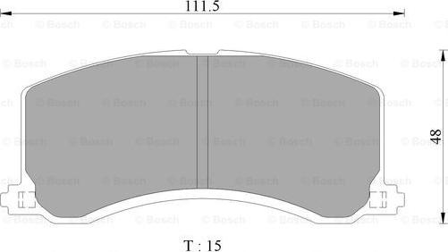 BOSCH 0 986 AB2 318 - Jarrupala, levyjarru inparts.fi