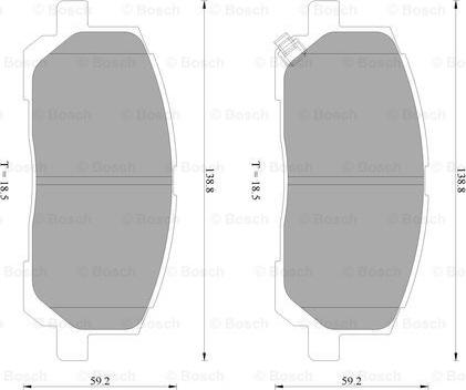 BOSCH 0 986 AB2 384 - Jarrupala, levyjarru inparts.fi