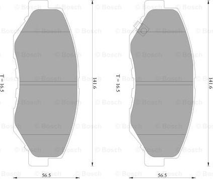 BOSCH 0 986 AB2 385 - Jarrupala, levyjarru inparts.fi