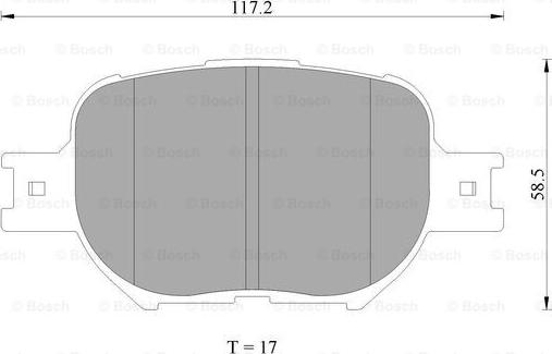 BOSCH 0 986 AB2 380 - Jarrupala, levyjarru inparts.fi