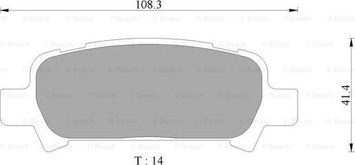 BOSCH 0 986 AB2 334 - Jarrupala, levyjarru inparts.fi