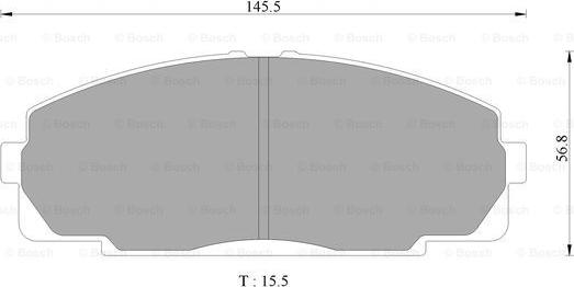 BOSCH 0 986 AB2 338 - Jarrupala, levyjarru inparts.fi