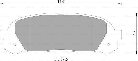 BOSCH 0 986 AB2 327 - Jarrupala, levyjarru inparts.fi