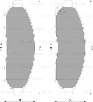 BOSCH 0 986 AB2 372 - Jarrupala, levyjarru inparts.fi