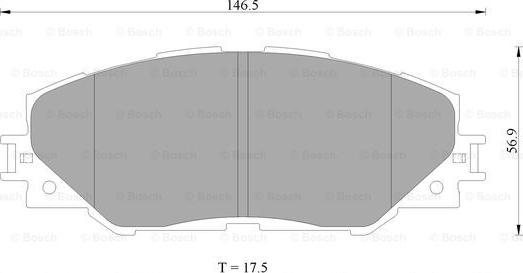 BOSCH 0 986 AB2 298 - Jarrupala, levyjarru inparts.fi