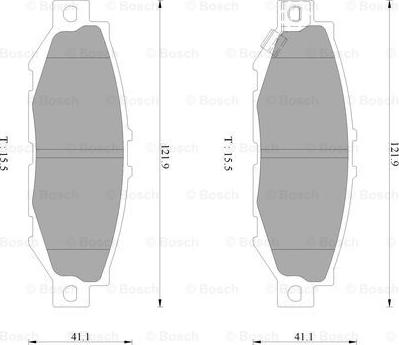 BOSCH 0 986 AB2 243 - Jarrupala, levyjarru inparts.fi