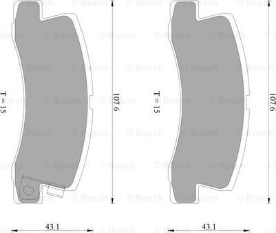 BOSCH 0 986 AB2 258 - Jarrupala, levyjarru inparts.fi