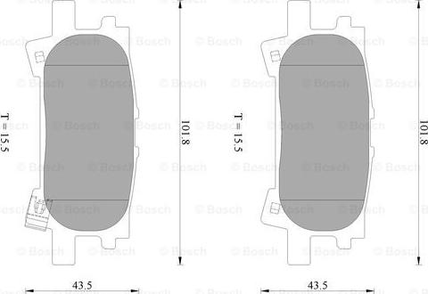 BOSCH 0 986 AB2 260 - Jarrupala, levyjarru inparts.fi