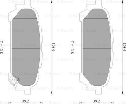 BOSCH 0 986 AB2 261 - Jarrupala, levyjarru inparts.fi