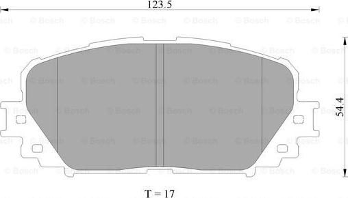 BOSCH 0 986 AB2 268 - Jarrupala, levyjarru inparts.fi