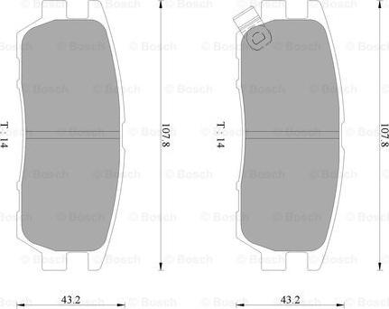 BOSCH 0 986 AB2 208 - Jarrupala, levyjarru inparts.fi