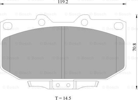 BOSCH 0 986 AB2 280 - Jarrupala, levyjarru inparts.fi