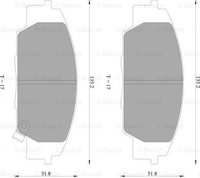 BOSCH 0 986 AB2 282 - Jarrupala, levyjarru inparts.fi