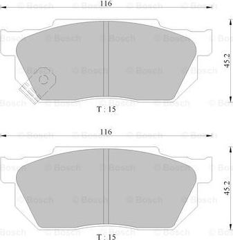 BOSCH 0 986 AB2 225 - Jarrupala, levyjarru inparts.fi