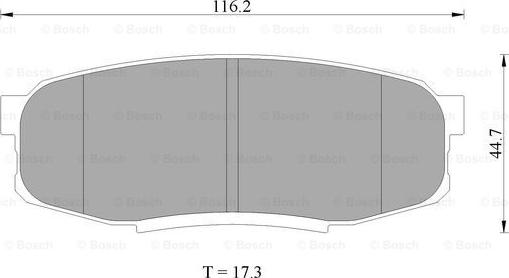 BOSCH 0 986 AB2 276 - Jarrupala, levyjarru inparts.fi