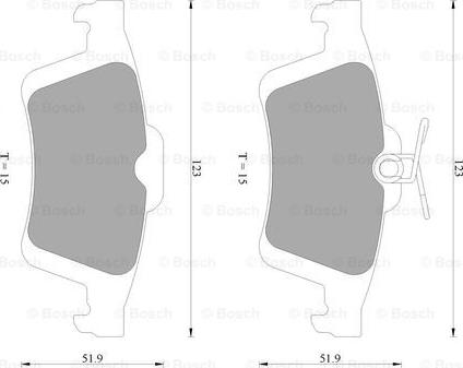 BOSCH 0 986 AB2 270 - Jarrupala, levyjarru inparts.fi