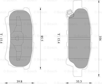 BOSCH 0 986 AB2 754 - Jarrupala, levyjarru inparts.fi