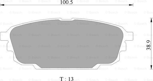 BOSCH 0 986 AB2 753 - Jarrupala, levyjarru inparts.fi