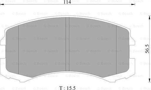 BOSCH 0 986 AB2 752 - Jarrupala, levyjarru inparts.fi