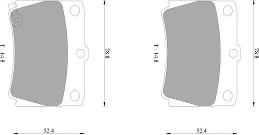 BOSCH 0 986 AB2 738 - Jarrupala, levyjarru inparts.fi