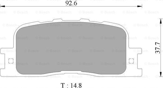 BOSCH 0 986 AB2 774 - Jarrupala, levyjarru inparts.fi