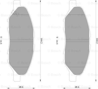 BOSCH 0 986 AB2 777 - Jarrupala, levyjarru inparts.fi