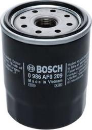 BOSCH 0 986 AF0 209 - Öljynsuodatin inparts.fi