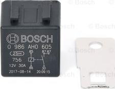 BOSCH 0 986 AH0 605 - Rele, työvirta inparts.fi