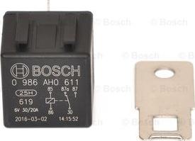 BOSCH 0 986 AH0 611 - Rele, työvirta inparts.fi