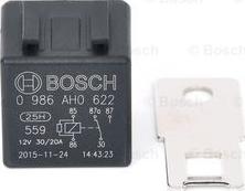 BOSCH 0 986 AH0 622 - Rele, työvirta inparts.fi