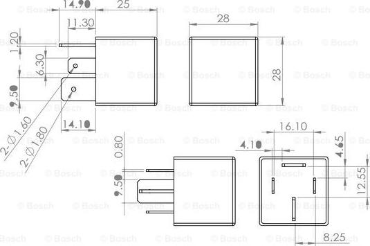 BOSCH 0 986 AH0 082 - Rele, työvirta inparts.fi