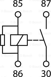 BOSCH 0 986 AH0 082 - Rele, työvirta inparts.fi