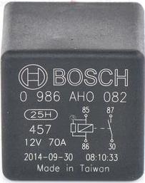 BOSCH 0 986 AH0 082 - Rele, työvirta inparts.fi