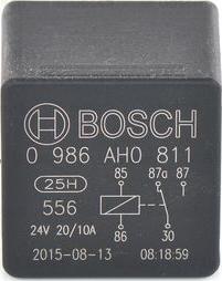 BOSCH 0 986 AH0 811 - Rele, työvirta inparts.fi